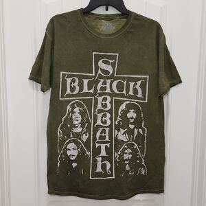 Black Sabbath Short Sleeve Graphic Print Band Tee